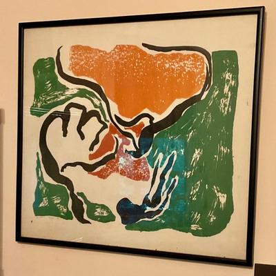 Abstract piece, signed and numbered