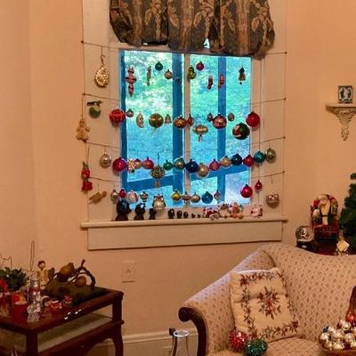 Vintage Christmas ornaments 