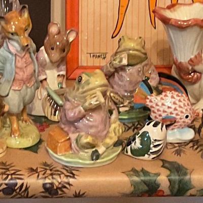 Beatrix Potter figures