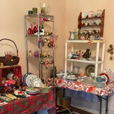 Plates and cups and saucers
