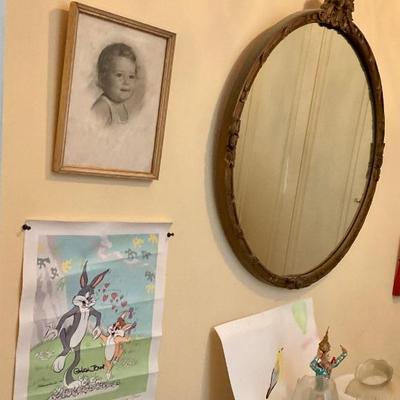 Old photo, mirror