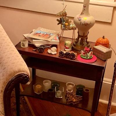 Table, lamp