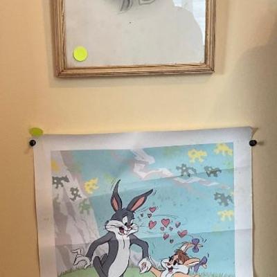 Bugs Bunny poster for children’s Hospital 
