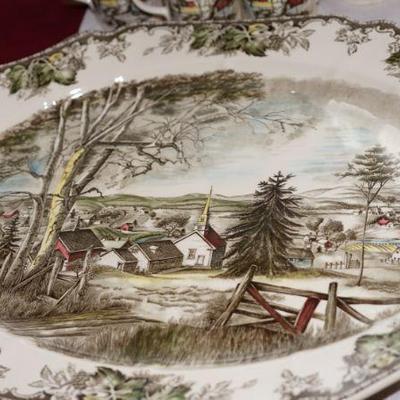 Friendly Village turkey platter