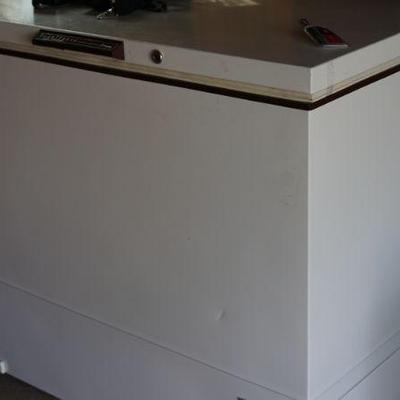 Chest freezer in the garage ready for load! 
