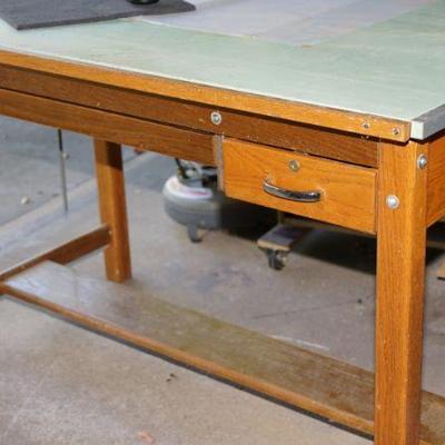 Vintage 40's -50's drafting table.