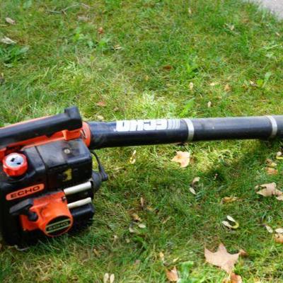 Echo gas powered leaf blower. tested and working 