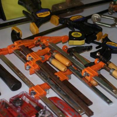 Just a sample of all the tools and accessories at this sale. there is a very good selection of hand and power tools. 