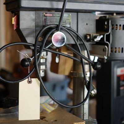 Drill press. tested and in very good condition. Comes with a selection of bits. 