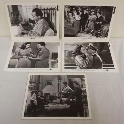 1184	VINTAGE MOVIE STILLS/PHOTOS *TAMPICO* EDWARD G ROBINSON, 20TH CENTURY FOX, 1944, LOT OF 5

