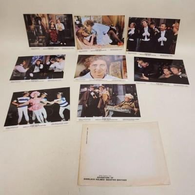 1154	VINTAGE MOVIE STILLS/PHOTOS *ADVENTURE OF SHERLOCK HOLMES* SMARTER BROTHER, 1975, LOT OF 8
