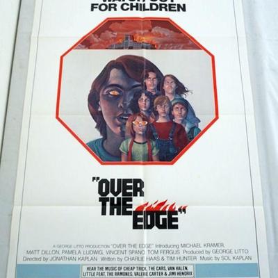 1019	VINTAGE MOVIE POSTER *OVER THE EDGE* 1979, MATT DILLON, ORION PICTURES, APPROXIMATELY 27 IN X 41 IN

