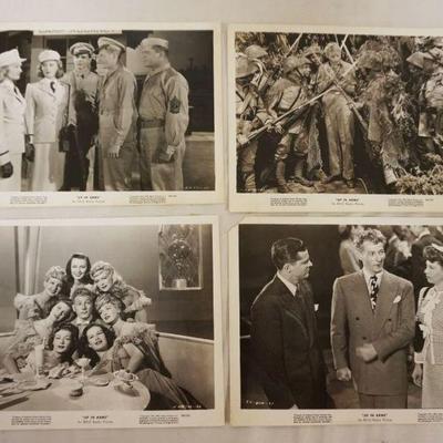 1192	VINTAGE MOVIE STILLS/PHOTOS *UP IN ARMS* RKO, 1944, DANNY KAYE, LOT OF 4
