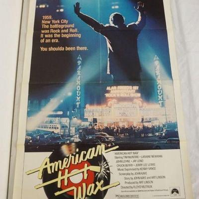 1147	VINTAGE MOVIE POSTER *AMERICAN HOT WAX* 1978 PARAMOUNT, APPROXIMATELY 27 IN X 41 IN
