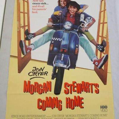 1134	VINTAGE MOVIE POSTER *COMING HOME* MORGAN STEWART, JON CRYER, 1987, APPROXIMATELY 25 IN X 39 IN
