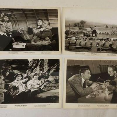 1158	VINTAGE MOVIE STILLS/PHOTOS *AROUND THE WORLD* RKO, 1943, LOT OF 4
