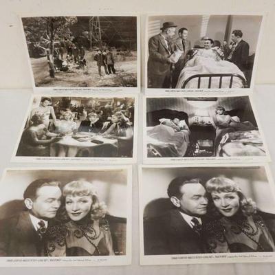 1185	VINTAGE MOVIE STILLS/PHOTOS *MAN POWER* EDWARD G ROBINSON, GEROGE RAFT, 1941, LOT OF 6
