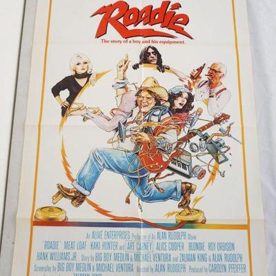 1104	VINTAGE MOVIE POSTER *ROADIE* 1980, UNITED ARTISTS, APPROXIMATELY 27 IN X 41 IN
