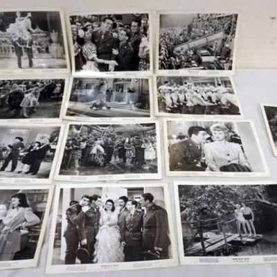1219	VINTAGE MOVIE STILLS/PHOTOS *SEVEN DAYS LEAVE* 1942, VICTOR MATURE, RKO, LOT OF 13
