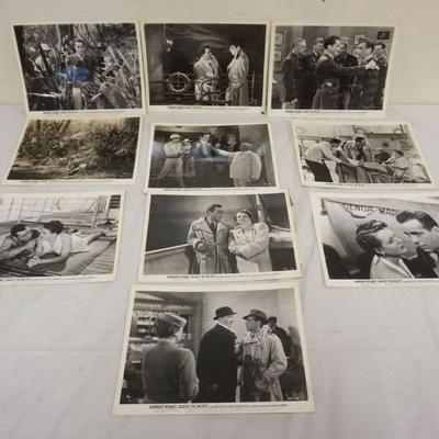 1196	VINTAGE MOVIE STILLS/PHOTOS *ACROSS THE PACIFIC* HUMPHREY BOGART, 1942, LOT OF 10
