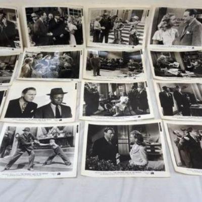 1214	VINTAGE MOVIE STILLS/PHOTOS *THE MEANEST MAN IN THE WORLD* JACK BENNY, 20TH CENTURY FOX, 1943, LOT OF 18
