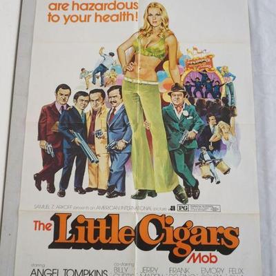 1110	VINTAGE MOVIE POSTER *THE LITTLE CIGARS MOB* 1973, AMERICAN INTERNATIONAL, APPROXIMATELY 27 IN X 41 IN
