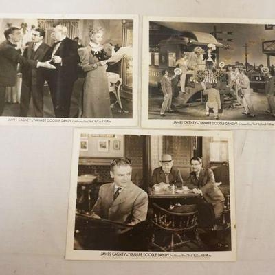 1197	VINTAGE MOVIE STILLS/PHOTOS *YANKEE DOODLE DANDY* JAMES CAGNEY, WARNER BROS, 1942, LOT OF 3
