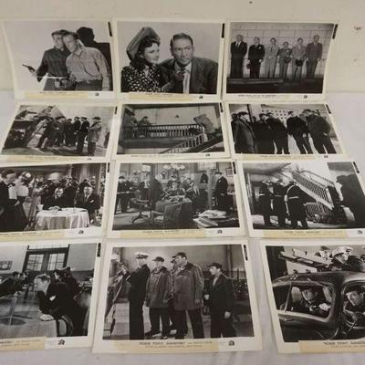 1186	VINTAGE MOVIE STILLS/PHOTOS *ROGER TOUHY GANGSTER* 1944, LOT OF 12
