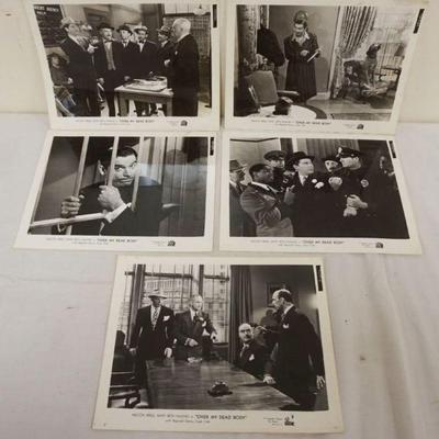 1170	VINTAGE MOVIE STILLS/PHOTOS *OVER MY DEAD BODY* MILTON RENE, 1942, LOT OF 5
