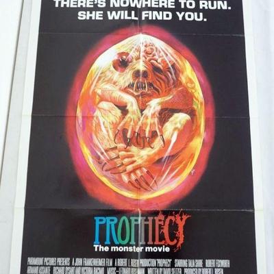 1064	VINTAGE MOVIE POSTER *PROPHECY* 1979 THE MONSTER MOVIE, PARAMOUNT, APPROXIMATELY 27 IN X 41 IN
