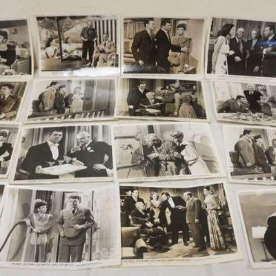 1190	VINTAGE MOVIE STILLS/PHOTOS *MAKE YOUR OWN BED* JACK CARSON, JANE WYMAN, WARNER, 1944, LOT OF 17
