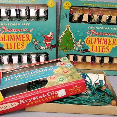 Ng112 mid century renown glimmer lites krystal glow lights