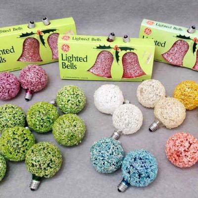 Ng052 lighted ice ball bulbs and bell bulbs