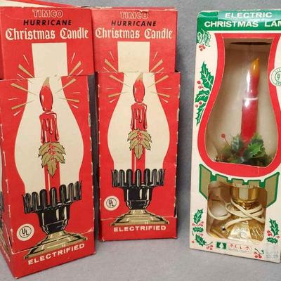 Ng097 vintage electric hurricane candle lamps