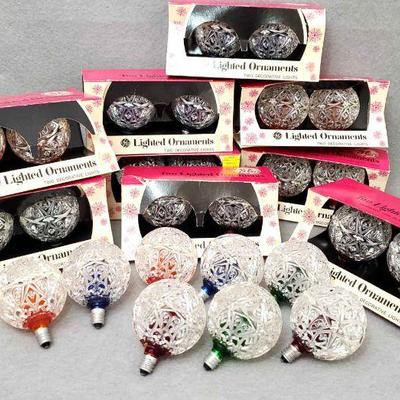 Ng057 ge lighted snowball ornaments