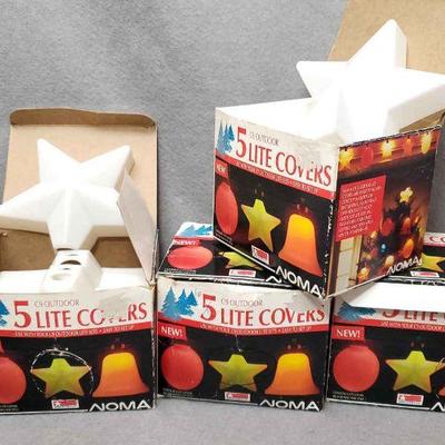 Ng080 noma star shaped christmas light covers c9