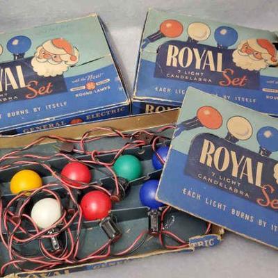 Ng090 vintage royal christmas lights