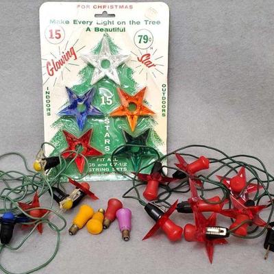 Ng071 vintage starburst christmas lights