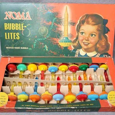 Ng101 vintage noma bubble lights in original box