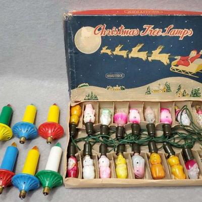 Ng087 vintage noma candleights and beautrex novelty lights
