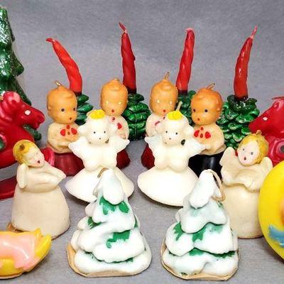 Ng010 vintage figural gurley tavern christmas candles
