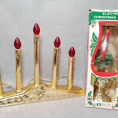 Ng015 vintage electric christmas candle lamps