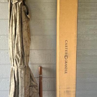 96" Carter Grandle Outdoor Umbrella With Box (as Is)