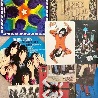 Vintage Vinyl Albums - Three Dog Night Ready To Deal W The Seven Fools Cards, Rolling Stones, Steppen Wolff