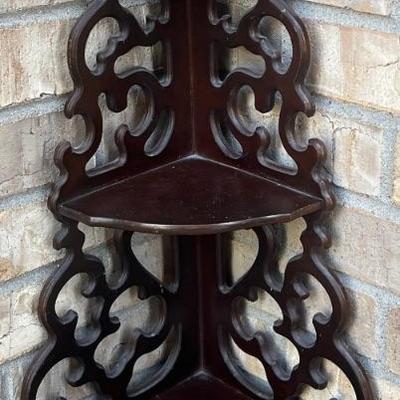 24" 3 Tier Corner Wall Shelf