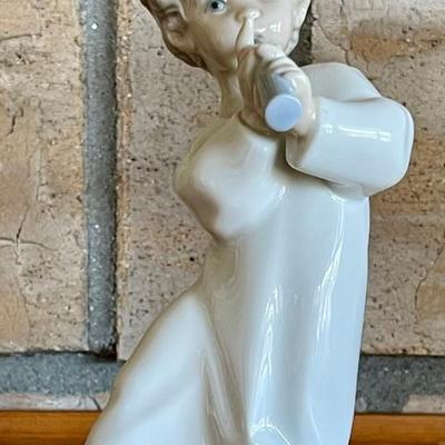 Lladro Angel Figurine With Flute A-7JA