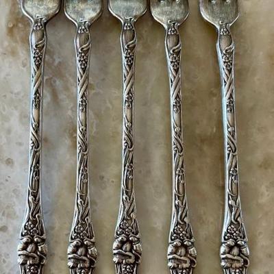 (4) Wallace Silver Plate Cocktail Forks