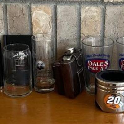 Bar Lot - Flasks, Jack Daniels, Coors, Rockies, Broncos, Dale's Pale Ale 