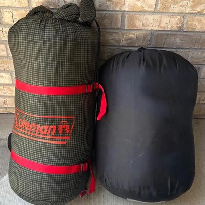 (2) 0 Degree Sleeping Bags - Coleman 32" X 92" And Dupont 90" X 34"