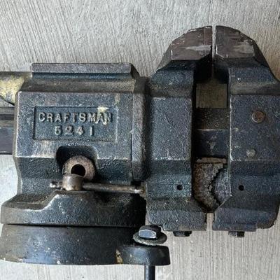 1940's Craftsman 5241 Swivel 4.5 Inch Bench Vice